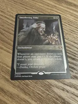 Smothering Tithe (Foil Etched) Commander Masters Foil - Image 1
