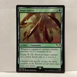 MTG Bone Sabres Magic: The Gathering Warhammer 40K Rare #088 - Image 1