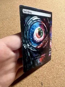 Magic The Gathering Resident Evil Alter - Sol Ring Hand painted - Image 3