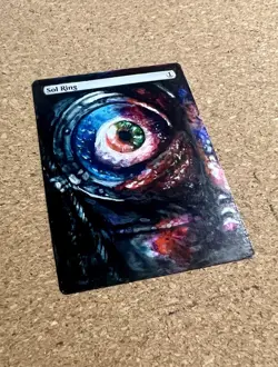 Magic The Gathering Resident Evil Alter - Sol Ring Hand painted - Image 4
