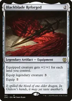 Blackblade Reforged Commander: Zendikar Rising 107 Normal NM - Image 1
