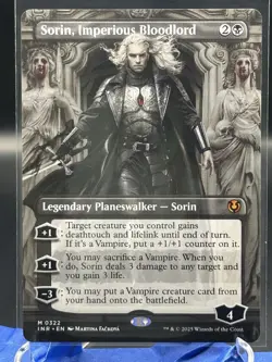 WOTC Innistrad Remastered Sorin, Imperious Bloodlord (Borderless) (MR) NM - Image 1