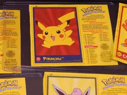 RARE Vintage Lot 20 Pokemon Card Labels Pasta Can Promo w/ Charizard CANADA 2000 - Image 4