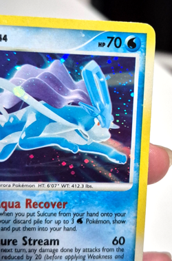 Suicune 19/132 Pokemon Secret Wonders - Holo Rare - 2007 LP HOLO 2 SWIRLS - Image 3