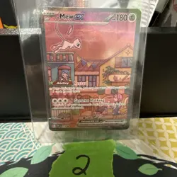 Mew ex SVP 053 Pokemon TCG Scarlet Violet 151 Black Star Promo Full Art SEALED - Image 1