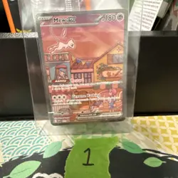 Mew ex SVP 053 Pokemon TCG Scarlet Violet 151 Black Star Promo Full Art SEALED - Image 1