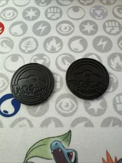 Black And White Zekrom And Reshiram Pokemon Coin Chrome Silver Lot - Image 2