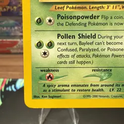 Bayleef 28/111 Neo Genesis - LP - US Seller - Pokemon TCG - Image 4