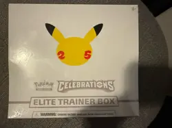 Pokemon TCG: 25th Anniversary Celebrations Elite Trainer Box (2021) 820650809439 - Image 1