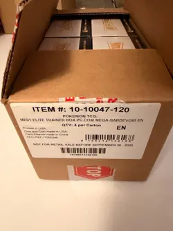 4x Mega Evolution Gardevoir Pokemon Center Elite Trainer Box ETB I OPEN CASE - Image 1