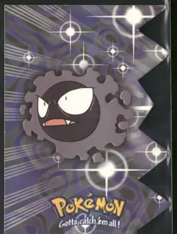 Pokemon Topps Gastly Die Cut EV04 of 12 Blue Logo - Image 1