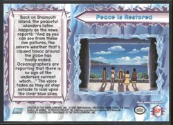 Pokemon Topps Peace is Restored #67 Silver Foil Pokemon 2000 Movie Blue Logo - Image 2
