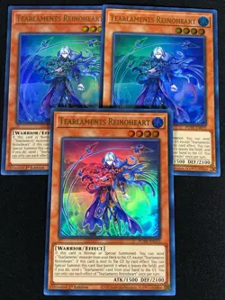 Yugioh Tearlaments Reinoheart POTE-EN015 1ST ULTRA x3 (NM) - Image 1