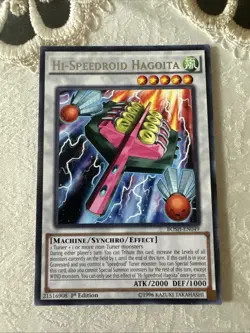 Hi-Speedroid Hagoita BOSH-EN049 Rare 1st Edition NM Yugioh - Image 1