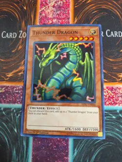 Yu-Gi-Oh! TCG Thunder Dragon HISU-EN046 Super Rare 1st Edition Near Mint - Image 1