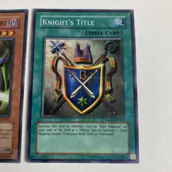 Yugioh - Dark Magician Knight ROD-EN001 & Knight’s Title EN002 Parallel SET + MO - Image 3
