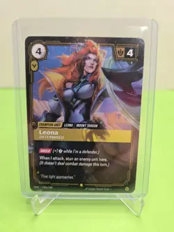 Riftbound: League of Legends TCG Leona - Determined (Art) Origins 238a Card Foil - Image 1