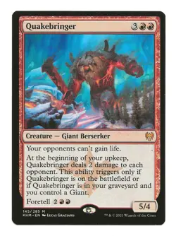 Quakebringer MTG Creature Card Kaldheim 1x NM Magic the Gathering - Image 1