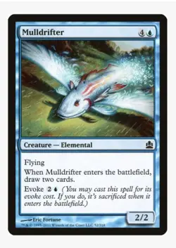 Mulldrifter | CMD | Pauper EDH Modern Staple | Blink ETB Card Draw Engine | LP - Image 1