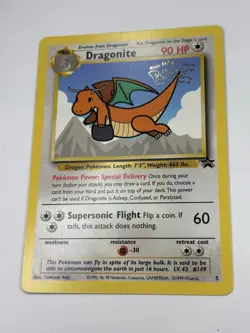 Pokemon TCG Dragonite Black Star Promo Card 5/53 RARE First Movie - Image 1