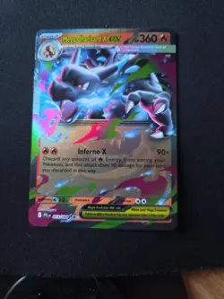 Mega Charizard Ex 013/094 Phantasmal Flames Pokemon Card - Image 1