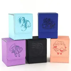 Bulbasaur Green PU Leather Deck Box Holds 100+ Cards TCG Storage - Image 2