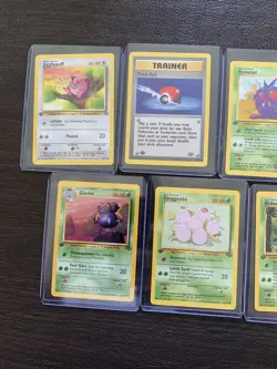 Pokemon Card Jungle Set 1st Edition Bundle Jigglypuff Gloom Pokeball - Image 2