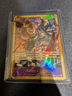 Kaido & Linlin OP08-119 SEC - One Piece TCG - English Card Near-Mint Secret Rare - Image 1