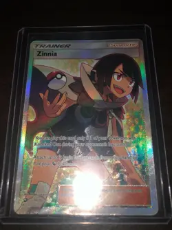 Zinnia 70/70 Full Art Trainer Pokemon Card Dragon Majesty - Image 1