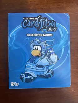 Club Penguin Card-Jitsu Trading Card Collector Album With Cards- See Pics. - Image 1