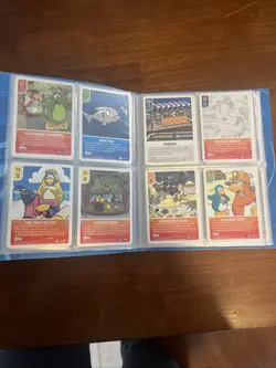 Club Penguin Card-Jitsu Trading Card Collector Album With Cards- See Pics. - Image 5