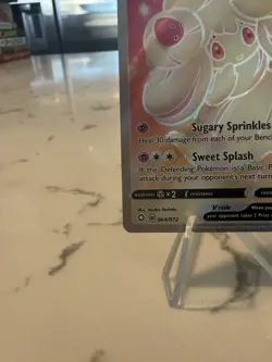 Alcremie V Full Art 064/072 Ultra Rare Shining Fates NM Pokemon TCG Card - Image 4