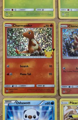 Penny Lot - 2021 Pokemon Cards - Charmander Chimchar Turtwig Pikachu Fennekin - Image 4