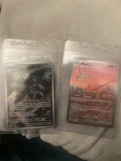 Mew Mewtwo Sv 151 Black Star Promotional Pokemon Card 52 53 NM - Image 2