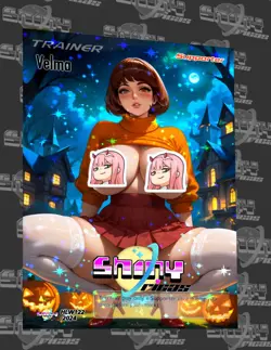 Velma-Custom Card Goddess Story Waifu-HLW122-Star Finish-Halloween 2024 - Image 1