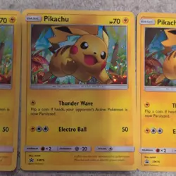 (3) Pokemon Card TCG Pikachu SM76 LOT Cosmos Holo Sun & Moon Black Star Promo NM - Image 3