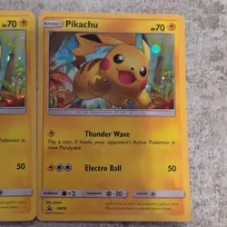 (3) Pokemon Card TCG Pikachu SM76 LOT Cosmos Holo Sun & Moon Black Star Promo NM - Image 4