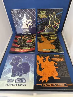 Lot of 6 Pokemon Trading Card Game Player Guides - Used Good Condition - Image 1