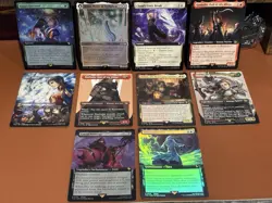 Magic Final Fantasy Card Lot Of 10 NM Cond Fresh Pull (Foils Showcase Etc) MTG - Image 1