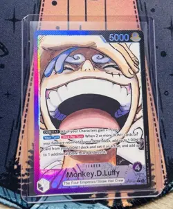 One Piece Card Game Monkey.D.Luffy - Luffy Alt Leader OP09-061 English - Image 2