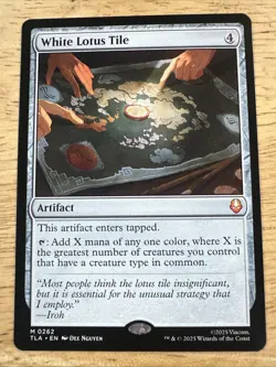 White Lotus Tile - MTG Avatar The Last Airbender - Image 1