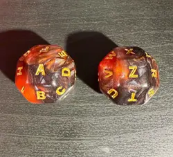 MTG Secret Lair Encyclopedia of Magic Countdown Kit D26 Spindown Die (A-Z) - Image 1