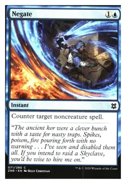 Negate Zendikar Rising MTG - NM+ Mythic Relics - Image 1