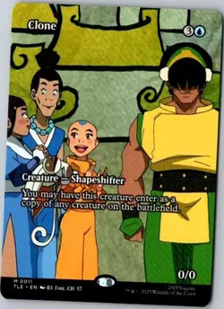 MTG Clone (Borderless), Avatar The Last Airbender NM - Image 1