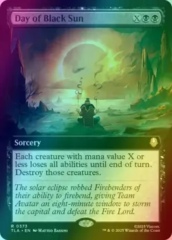 Day of Black Sun - Extended Art Foil - Avatar: The Last Airbender - TLA R 0373 - Image 1
