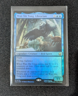 MTG Avatar Wan Shi Tong, Librarian TLA 0078 FOIL Mythic NM - Image 2