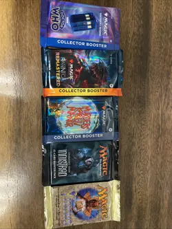 MTG Booster Lot 3x Collector Packs 2x Booster Packs MTG Lot #1 - Image 1