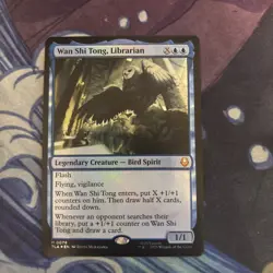MTG Avatar Wan Shi Tong, Librarian TLA 0078 Foil Mythic NM - Image 1