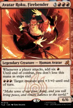 Avatar Roku, Firebender M Avatar: The Last Airbender: Eternal-Legal 112 NM - Image 1