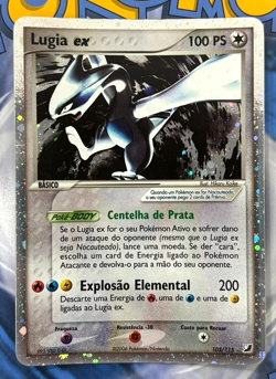 Pokemon Vintage EX Unseen Forces #105/115 Lugia ex MP/HP 105/115 - Portuguese - Image 1